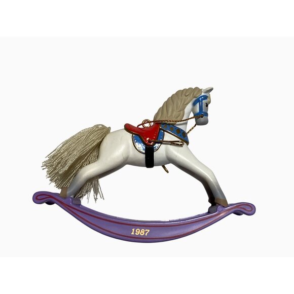 Hallmark 1987 Rocking Horse Handcrafted Ornament Collectors Series - Picture 6 of 13